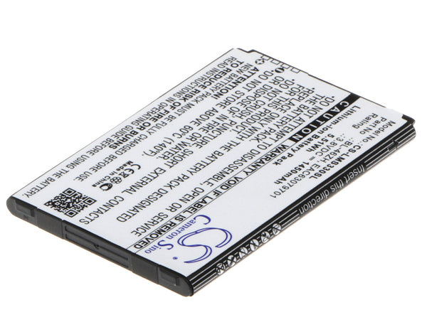 Battery for LG Escape 3 4G LTE Escape 3 4G AS375 K7 M1 X210 K8 V5500PP BL-46ZH EAC63079701