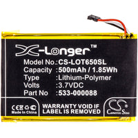 Battery for Logitech MX Master Touchpad T650 1506 533-000088 HB303450