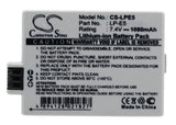 Battery for Canon EOS 1000D EOS 450D EOS 500D EOS Kiss F EOS Kiss X2 EOS Kiss X3 EOS Rebel T1i EOS Rebel XS 18-55IS Kit EOS Rebel Xsi EOS Rebel XSi EF-S 18-55IS Kit LP-E5