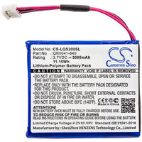 Battery for Qolsys IQ Panel 2 QR0041-840 SP584646-1S2P