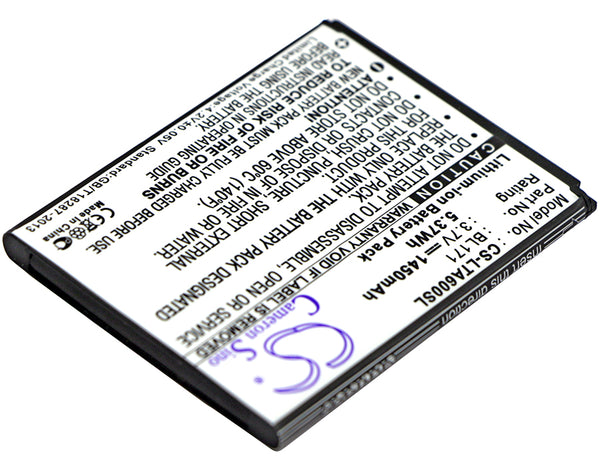 Battery for Lenovo A356 A368 A376 A390 A390T A50 A500 A60 A65 BL171