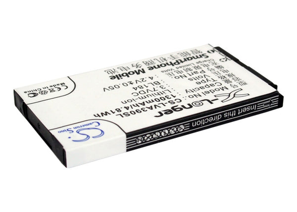Battery for Lenovo A390e BL184
