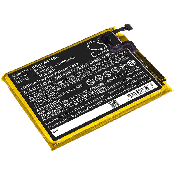 Battery for Lenovo A6 Note L19041 PAGK0027 PAGK0027IN BL303