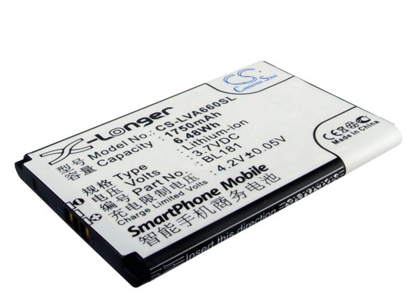 Battery for Lenovo A66T BL181