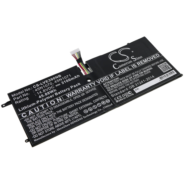 Battery for Lenovo ThinkPad X1 Carbon 3460-37U ThinkPad X1 Carbon 3460-25U ThinkPad X1 Carbon 3444-53U ThinkPad X1 Carbon 3444 ThinkPad X1 Carbon 3460-22U ThinkPad X1 Carbon 3448-24U 45N1070 45N1071