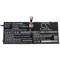 Battery for Lenovo ThinkPad X1 Carbon 3460-37U ThinkPad X1 Carbon 3460-25U ThinkPad X1 Carbon 3444-53U ThinkPad X1 Carbon 3444 ThinkPad X1 Carbon 3460-22U ThinkPad X1 Carbon 3448-24U 45N1070 45N1071