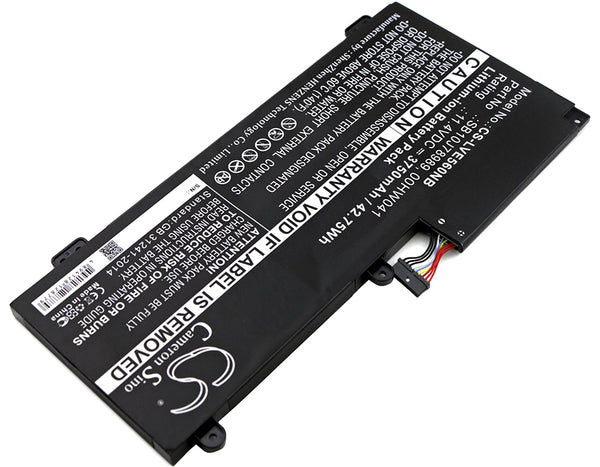 Battery for Lenovo ThinkPad S5 20G4A009CD ThinkPad S5 20G4A00MCD ThinkPad S5 20G4A00NCD ThinkPad S5 20G4S00000 ThinkPad S5 20G4S00100 00HW040 00HW041 SB10J78989