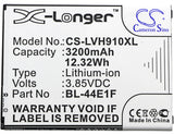 Battery for LG F800 F800K F800L F800S H910 H915 H918 H990 H990ds H990n H990T L83BL L84VL LS777 LS777 Boost LS997 M430 MP450 MP450N Stylo 3 Stylo 3 Plus TP450 TP450N BL-44E1F EAC63341101 PAC63320502
