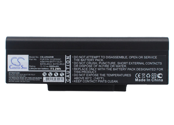 Battery for Lenovo E41 E42 E42G E42L K42 ASM P/N BATFT10L61 BATEL80L6 BATEL80L9 BATFL91L6 FUR P/N 121ZP000C