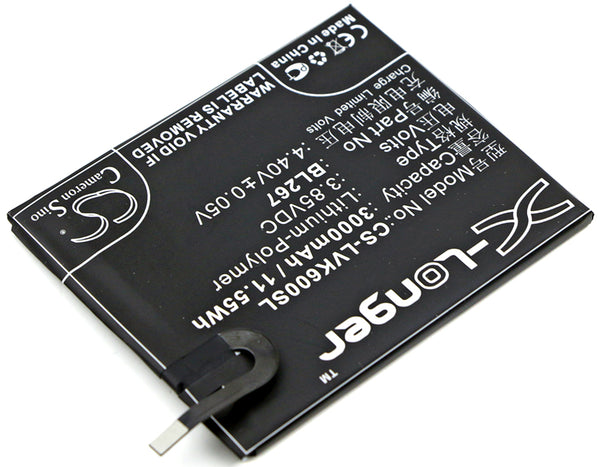 Battery for Lenovo Vibe K6 BL267