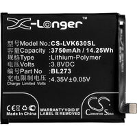 Battery for Lenovo K6 Note K6 Note Dual SIM BL273