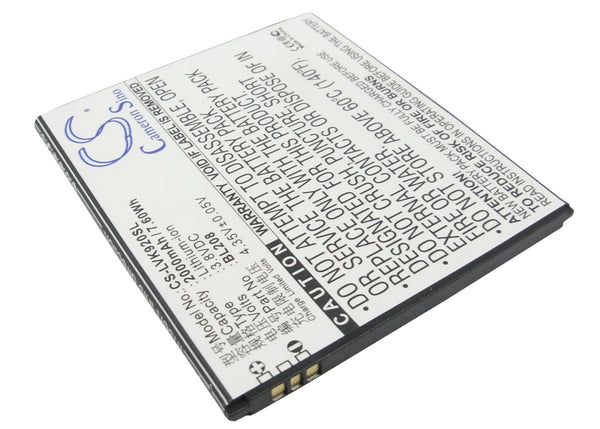 Battery for Lenovo S920 BL208