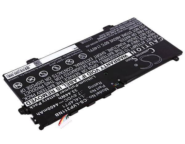 Battery for Lenovo 80J80021US Yoga 3 11-5Y10 Yoga 3 Pro 11 5B10G52141 5B10G75096 L14L4P71 L14M4P71