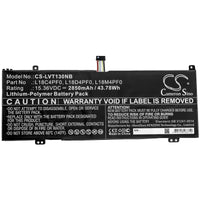 Battery for Lenovo Thinkbook 13s-20R9007BAU ThinkBook 13s-20RR005LAU ThinkBook 13s-20R9008WCD 5B10S73499 5B10S73500 5B10S73501 5B10W67315 L18C4PF0 L18D4PF0 L18M4PF0 SB10W67202 SB10W67259