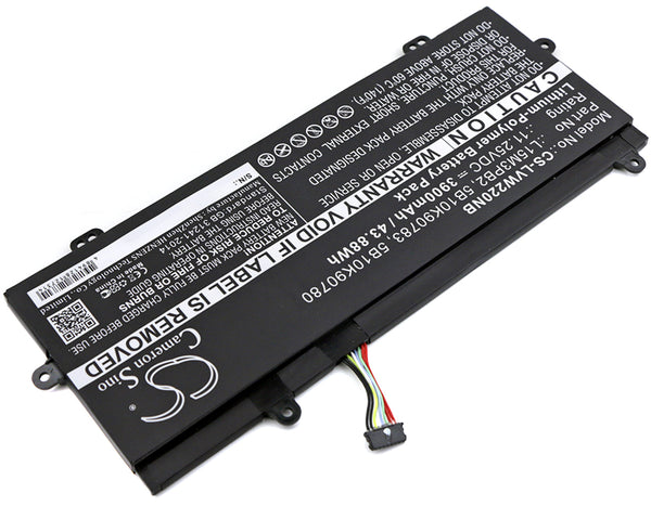 Battery for Lenovo 80SF0000US IdeaPad 11.6" N22 iDeapad N22 iDeapad N22 80S6 N22 Winbook 5B10K90780 5B10K90783 L15M3PB2