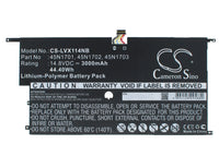 Battery for Lenovo 20A7 20A8 ThinkPad X1 Carbon 14 ThinkPad X1 Carbon 4th 00HW002 00HW003 45N1701 45N1702 45N1703 SB10F4644