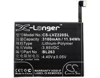 Battery for ZUK K80M K920 Z2 Pro Z2 Pro Exclusive Edition Z2 Pro Exclusive Edition TD-LT Z2 Pro Ultimate Edition Z2 Pro Ultimate Edition TD-LTE BL263