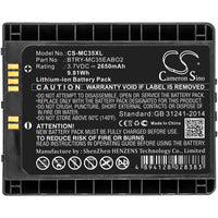 Battery for Symbol MC35 MC3504 MC3574 MC35-C-E5B2 82-90129-01 82-90129-02 A09C2010F BTRY-MC35EABO2 BTRY-MC35EABOE
