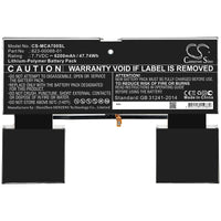 Battery for Microsoft Surface A70 823-00088-01