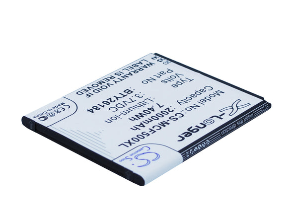 Battery for Mobistel Cynus F5 MT-8201B MT-8201S MT8201w BTY26184 BTY26184Mobistel/STD