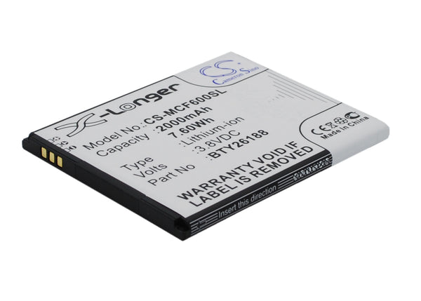 Battery for Mobistel Cynus F6 BTY26188 BTY26188Mobistel/STD