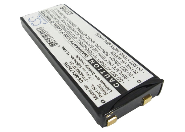 Battery for Cobra CXR900 CXR900 30-Mile Radio with Weat CXR920 CXR920 30-Mile Radio with Weat CXR925 CXR950 LI 7000-2 WX 25-Mile Radio Wit 103-0005-1 103-1500-1 COM-FT443493P FT443493P-25 FT443493P-2S