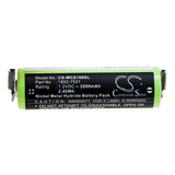Battery for Wella ECO XS Profi Profi XS Tonde Eco S Xpert HS50 KR-800 AAE