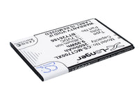 Battery for Mobistel Cynus T7 MT-600S MT-600W BTY26186 BTY26186Mobistel/STD
