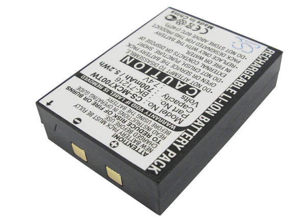 Battery for microTALK LI6500-2 WX 20-Mile Radio with LI6700-2 WX22-Mile Radio with BK-71216