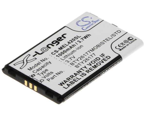 Battery for Mobistel EL420 EL420 Dual BTY26177 BTY26177MOBISTEL/STD