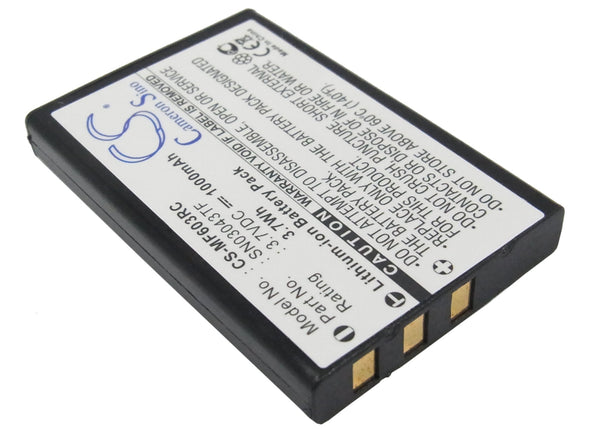 Battery for One For All ARRX18G URC 11-8603 URC 8603 Xsight Touch SN03043TF