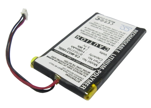 Battery for Typhoon MyGuide 3100 BT553759