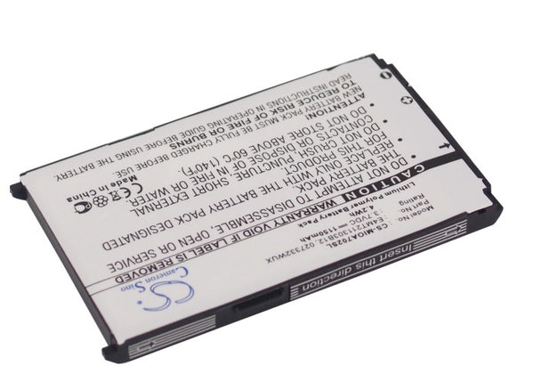 Battery for Mitac Mio A702 027332WUX 338937010133 E4MT211303B12