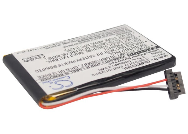 Battery for Mitac Mio C320 Mio C320B Mio C323 Mio C520 Mio C520t Mio C620 Mio C620T Mio C700 Mio C720 Mio C800 Mio C810 33897010129 BP-LX1320/11-B0001 SN E4MT191323H12