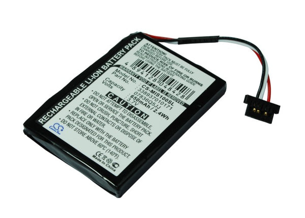 Battery for Navman Spirit S100 Spirit S100T Spirit S150 07836Q5JJ 338937010171