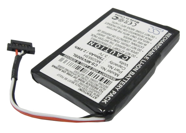 Battery for Mitac Mio Moov 500 Mio Moov 510 Mio Moov 560 Mio Moov 580 Mio Spirit 6900LM 338040000014 M02883H N393-5000