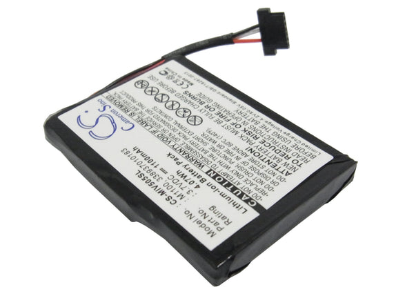 Battery for Mitac Mio Spirit V505 TV Mio Spirit V735 TV 338937010183 M1100