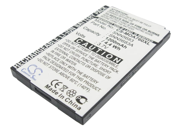 Battery for Motorola A768i i50sx i285 i733 i30sx E680i i85 i80 E680 A760 i730 i30 E550 i58sr i35s i205 A630 i60c i305 i860 i736 i710 i530 A780 i55sr i58 i50 i60 i85s SNN5683 SNN5683A SNN5704 SNN5717