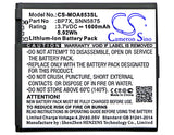 Battery for Motorola Sholes Tablet A957 R2D2 A957 A955 Droid 2 Quench A954 Pro+ A855 Sholes Android Venus MotoSmart Milestone Plus Milestone A853 BP7X SNN5875 SNN5875A