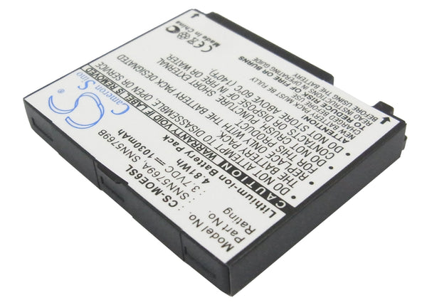Battery for Motorola MOTOROKR E6 BC70 SNN5769A SNN5769B