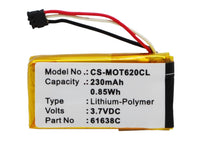 Battery for Motorola DECT 6.0 IT6 IT6-2 61638C SNN5904A