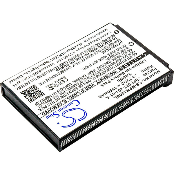 Battery for Motorola MPM100 MPM-100 BPK087-201-01-A