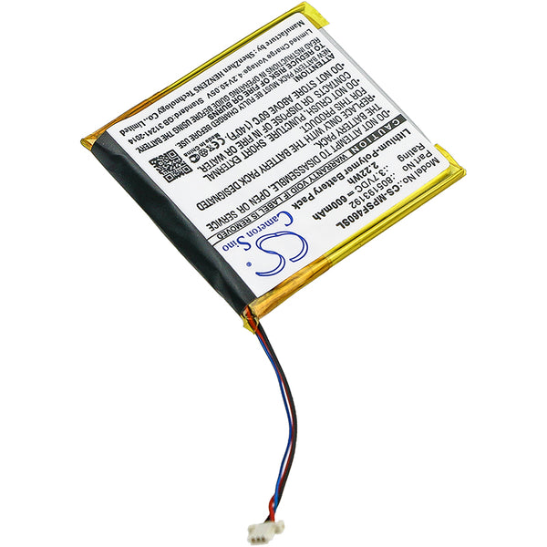 Battery for SanDisk Sansa SMDX10R-8192K-P70 Sansa View Sansa View 16GB Sansa View 32GB Sansa View 8GB 805193192