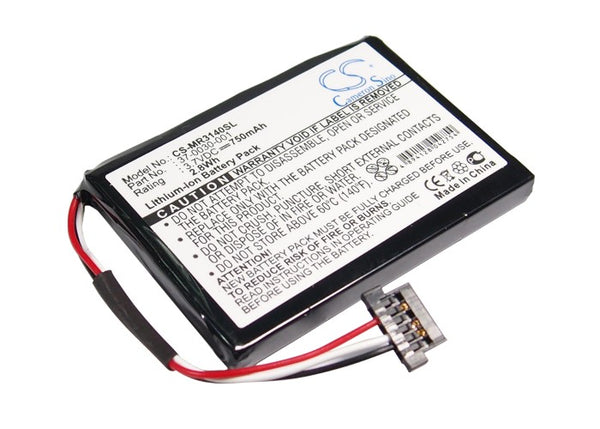 Battery for Magellan Maestro 3140 37-0030-001