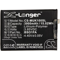 Battery for Xiaomi Black Shark Black Shark Dual SIM Black Shark Dual SIM TD-LTE SKR-A0 BSO1FA