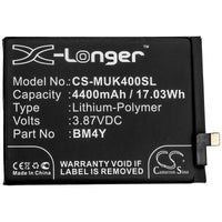 Battery for Xiaomi M2012K11AG M2012K11AI M2012K11G M2012K11I Mi 11i 5G Mi 11X 5G Mi 11X Pro 5G Poco F3 5G BM4Y