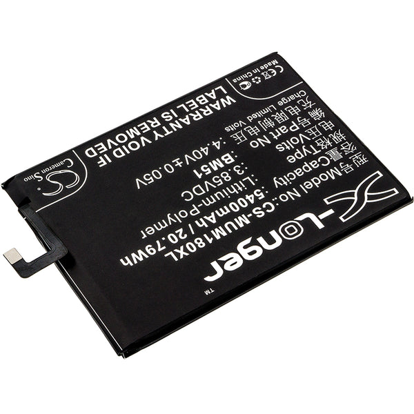 Battery for Xiaomi M1804E4A M1804E4C M1804E4T Mi Max 3 Mi Max 3 Dual SIM TD-LTE BM51