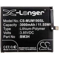 Battery for Xiaomi M1901F9E M1901F9T Mi Play BM3H