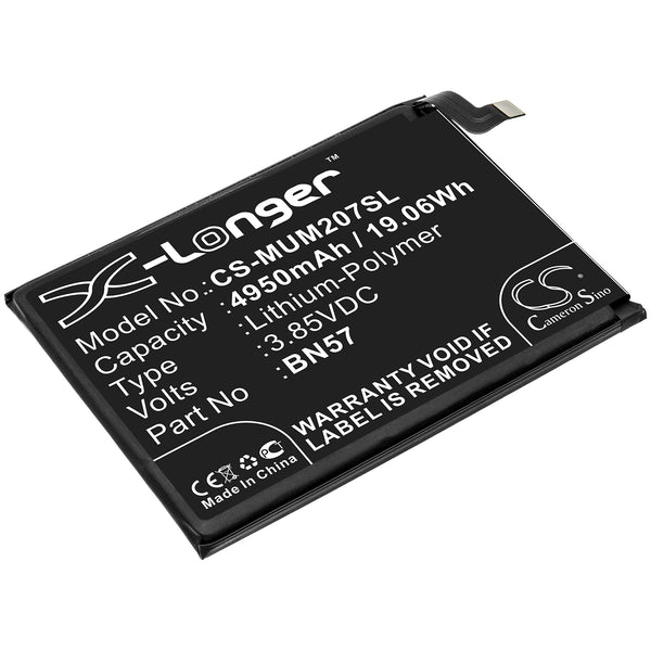 Battery for Poco M2007J20CG X3 NFC BN57
