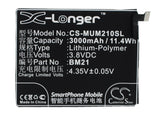 Battery for Xiaomi Libra Mi Note BM21